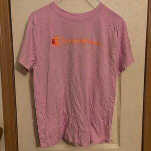Champion Pink Women’s Casual T-Shirt - MEDIUM - Slightly Used